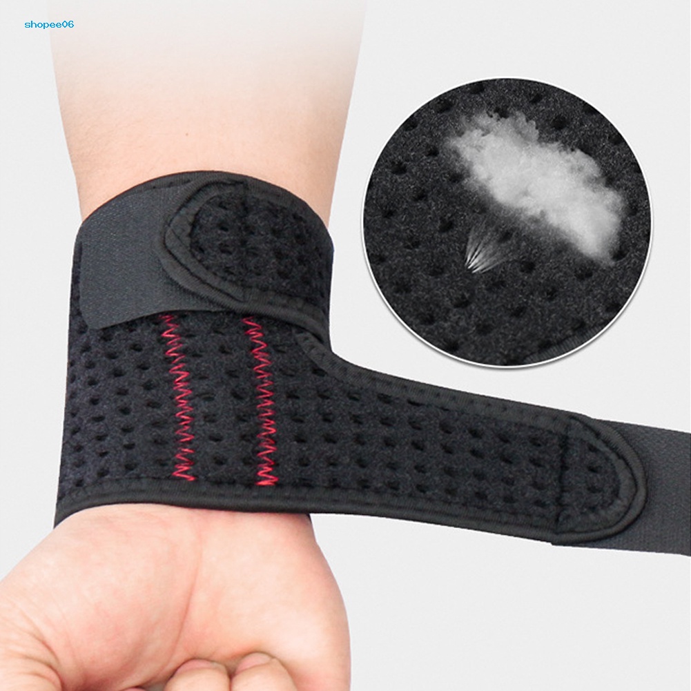 1 Đai Quấn Bảo Vệ Cổ Tay Nâng Tạ Có Lò Xo Tiện Dụng