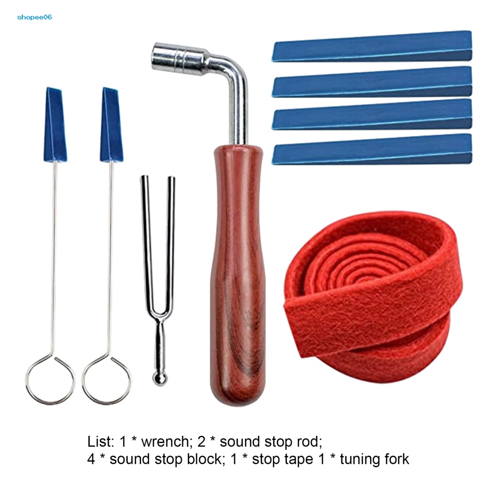 1 Bộ Dụng Cụ Chỉnh Tông Đàn Piano Chuyên Nghiệp Đa Năng Không Gây Tiếng Ồn