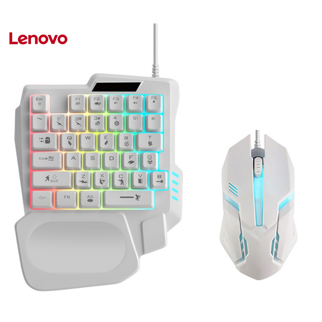 1 Bộ Bàn Phím Và Chuột 35 Phím RGB Giao Diện USB Thiết Kế Nhỏ Gọn Tiện Dụng