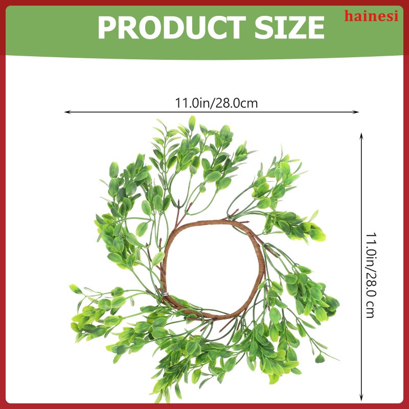 Set 2 Nến Hình Chiếc Lá Mini Trang Trí Phong Cảnh