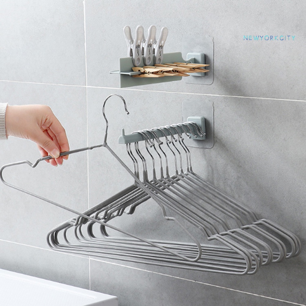 Giá Đỡ Treo Quần Áo Bằng Nhựa Có Giác Hút