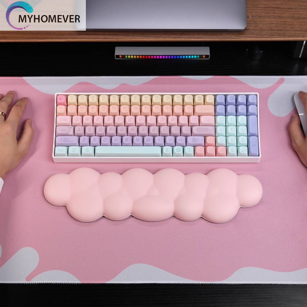 Miếng Đệm Cổ Tay Bấm Bàn Phím Chơi Game Bằng Cotton Chống Trượt Hình Đám Mây Cho
