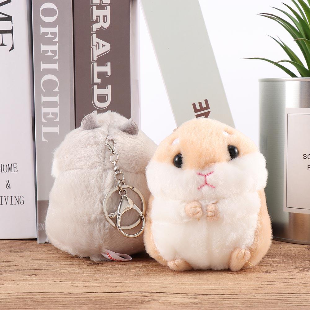 LANFY Móc Khóa Hình Chú Chuột Nhồi Bông Mềm Mại Đáng Yêu