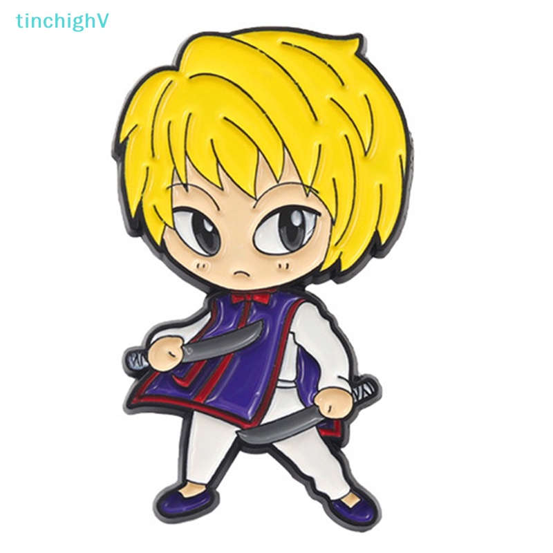 [TinchighV] Set 5 Ghim Cài Áo Họa Tiết Hoạt Hình Anime Tráng Men Thả Dầu Trang Trí Túi Xách [Mới]