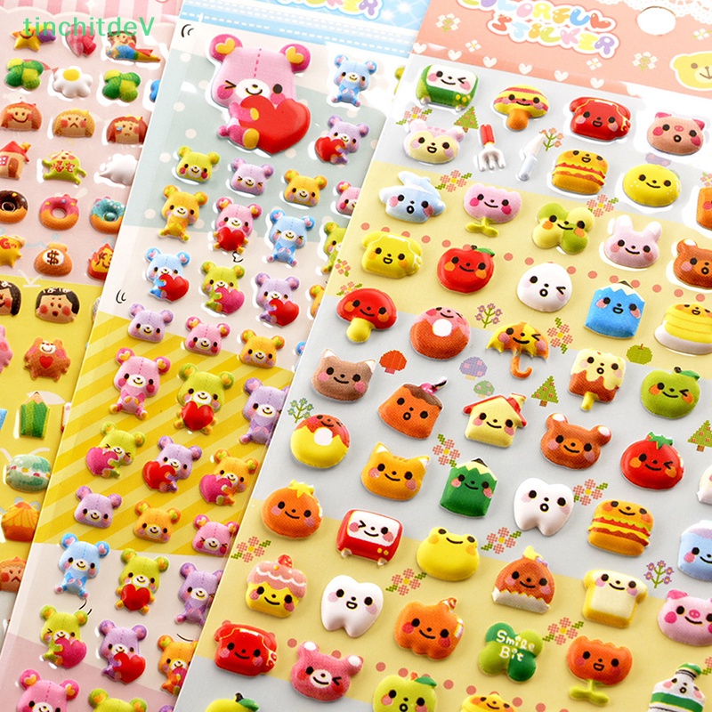 [TinchitdeV] Hình Dán Động Vật 3D Trang Trí Nhật Ký [Hàng Mới]