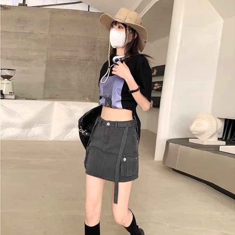 Áo Khoác Denim Thể Thao Dáng Ngắn Ôm Sát Chống Lóa Thời Trang Cho Nữ