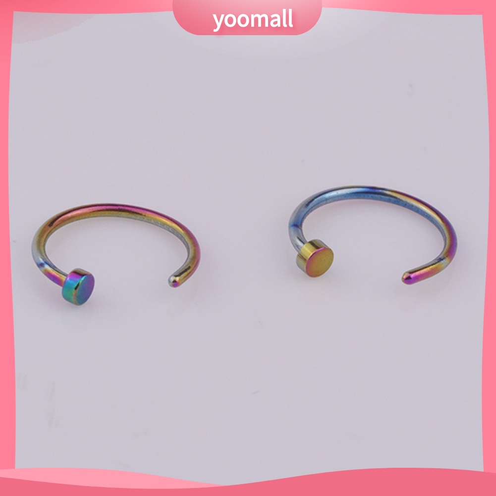 Set 4 Khuyên Mũi Thép Không Gỉ Thời Trang Cá Tính