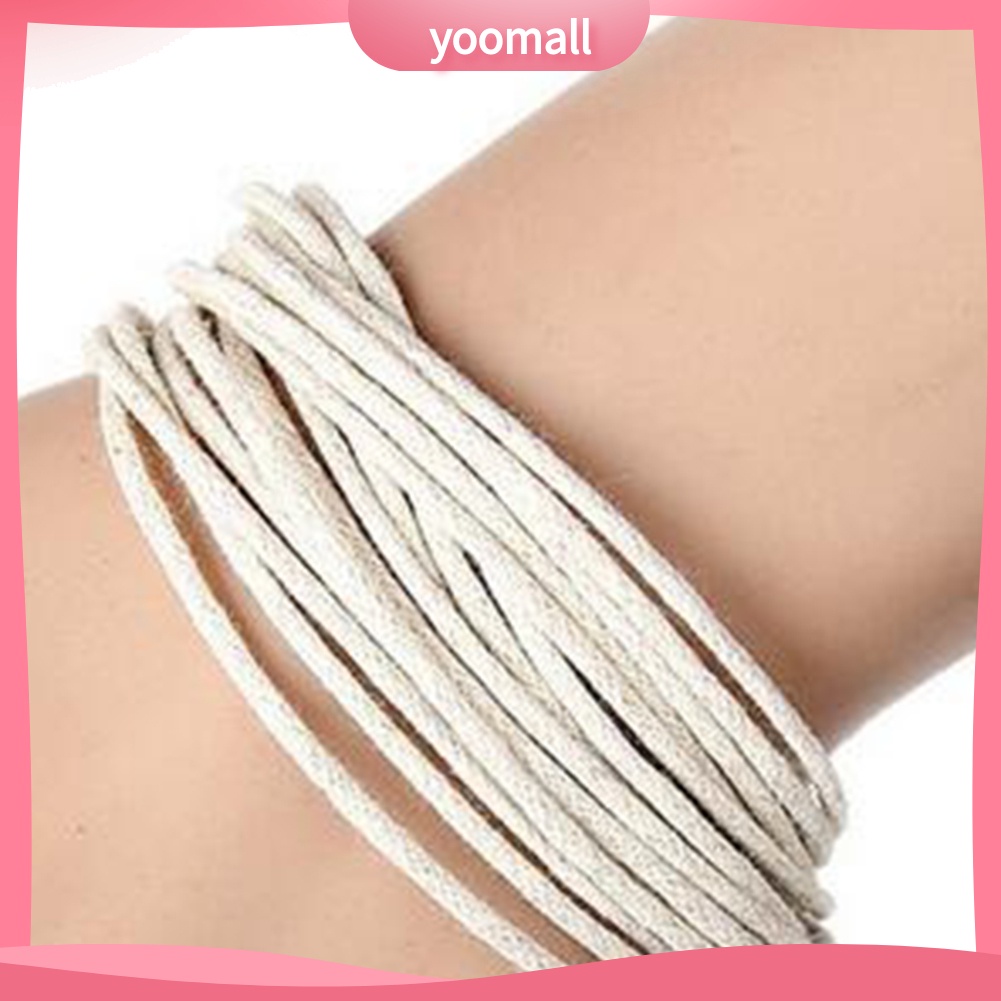 Vòng Tay Dây Sáp Nhiều Lớp Phong Cách Dân Tộc Hợp Thời Trang Cho Nam Và Nữ