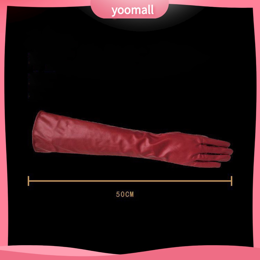 Găng Tay Giả Da Chống Gió Hở Ngón Tiện Dụng Khi Đi Mua Sắm