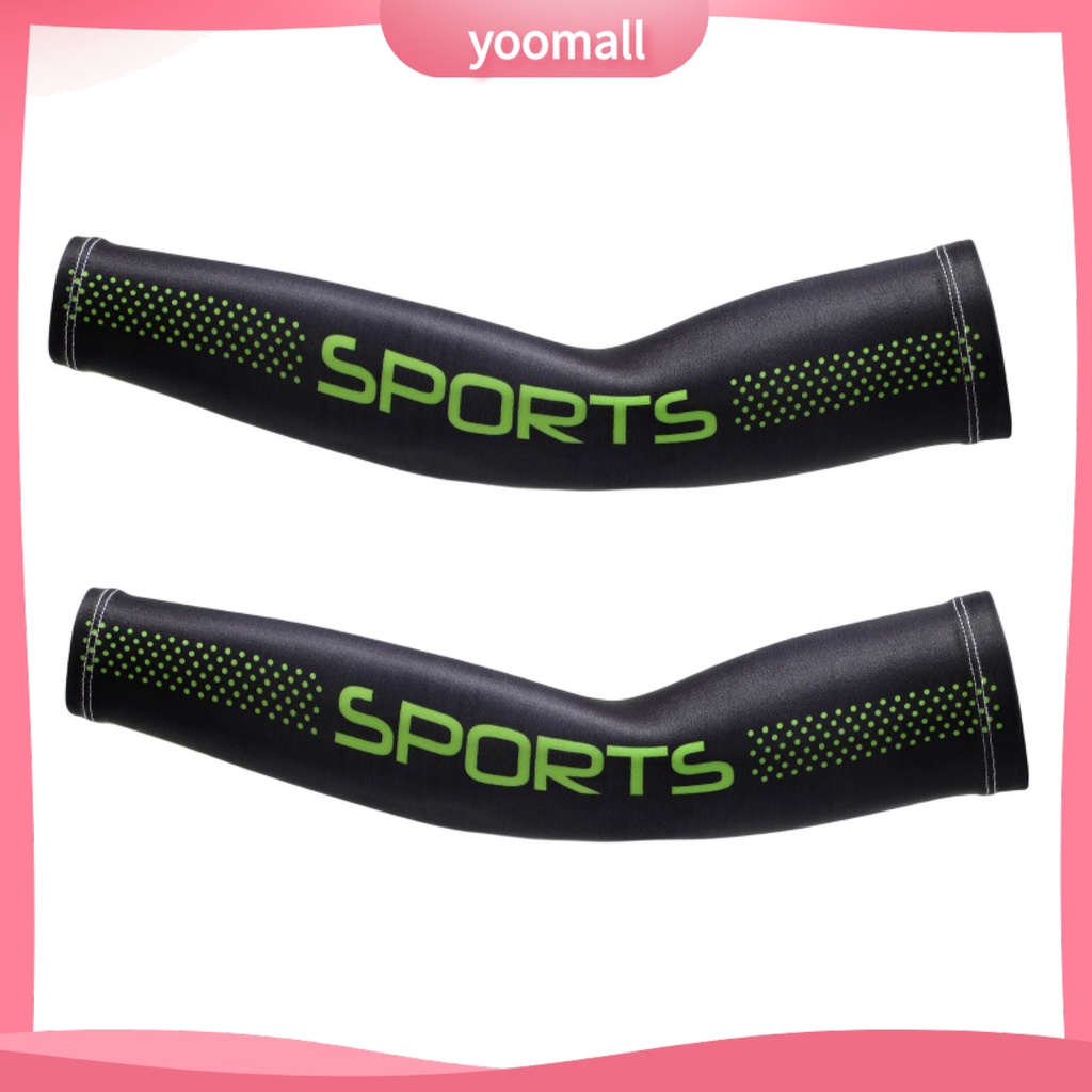 1 Cặp Ống Tay Áo Bằng Lụa Lạnh Mỏng Độ Co Giãn Cao Chống Nắng Dùng Hóa Trang Cho Nam