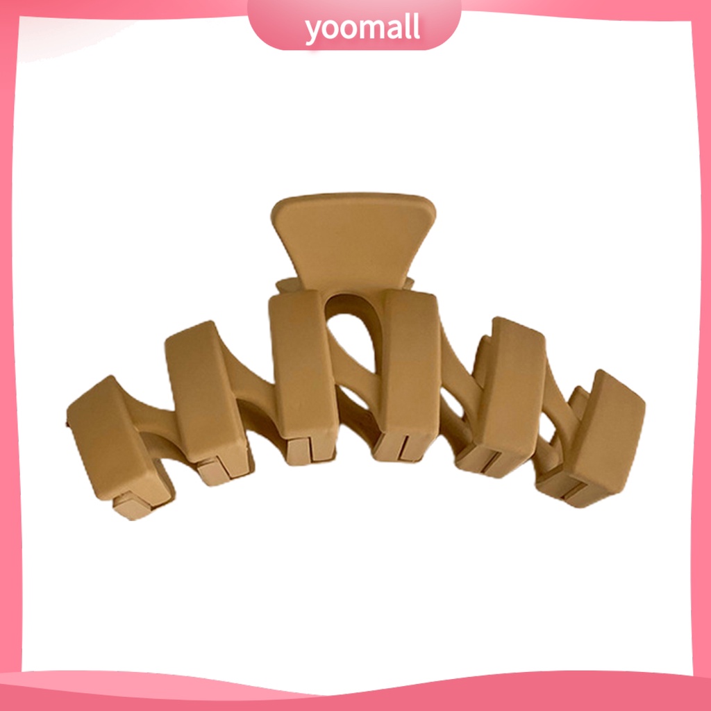 Kẹp Tóc Đuôi Ngựa Bằng Nhựa Màu Sắc Đơn Giản