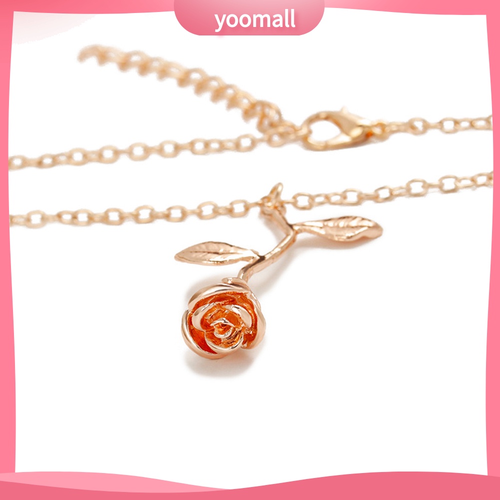 Vòng cổ Mặt Chiếc Lá Thời Trang Dành Cho Nữ