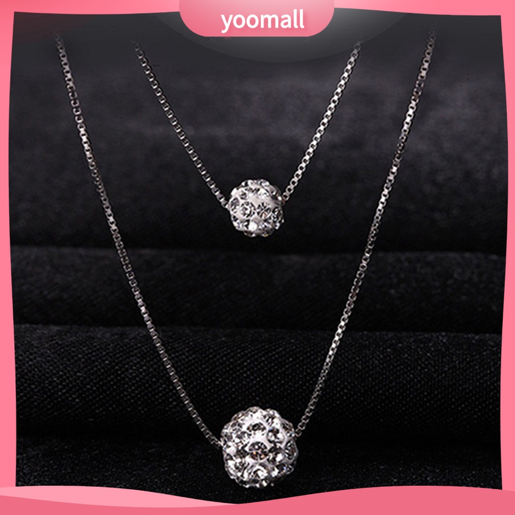 Vòng cổ Hai Lớp Đính Đá Sang Trọng Cho Nữ