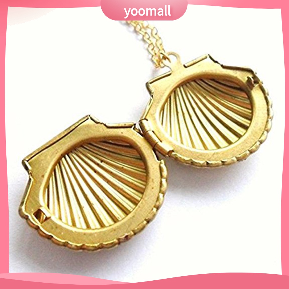 Vòng cổ Hợp Kim Mặt Hình Vỏ Sò Thời Trang Cho Nữ