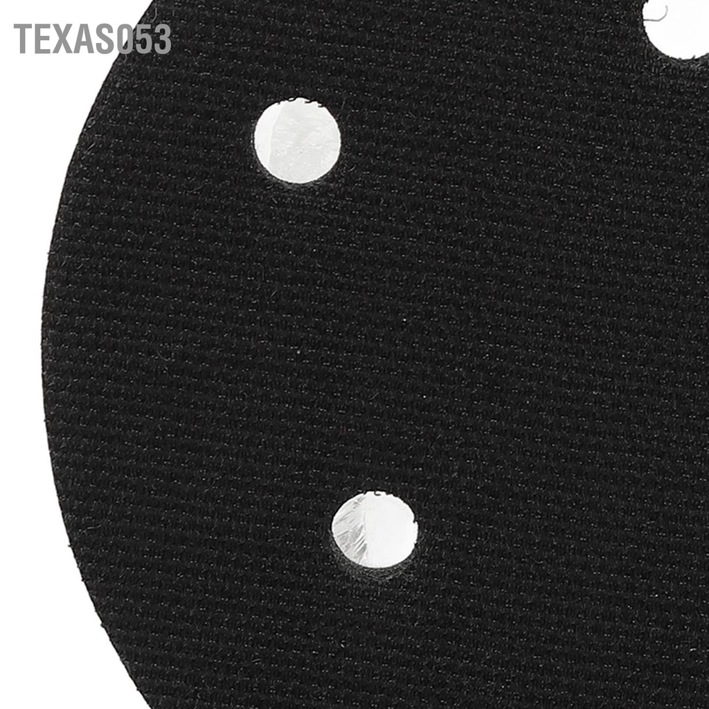 Texas053 10 chiếc 5 inch Mềm Mật Độ Giao Diện Miếng Lót Thay Thế Chà Nhám Xốp Đệm Sander