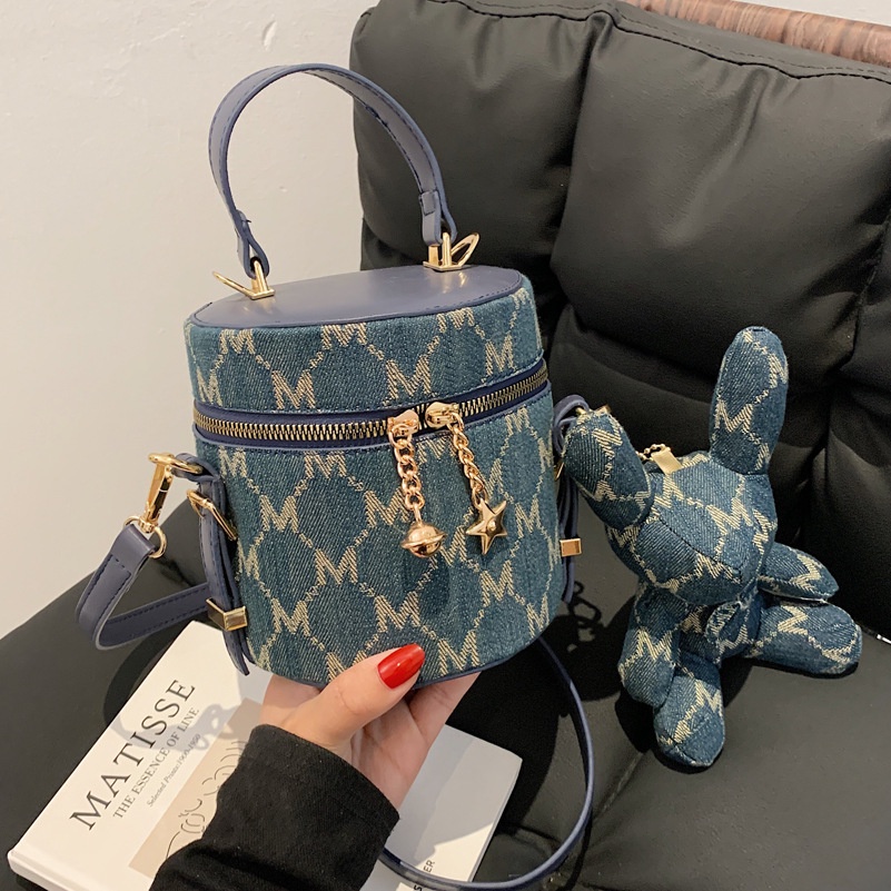 Túi Đeo Chéo Dáng Tròn Phong Cách Hàn Quốc Thời Trang Mùa Hè Cho Nữ