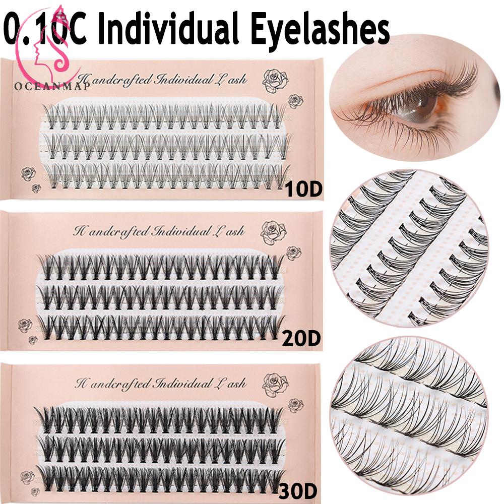 OCEANMAP Lông Mi Giả Handmade Nối Dài Uốn Cong Lông Mi Chuyên Dụng Cho Trang Điểm