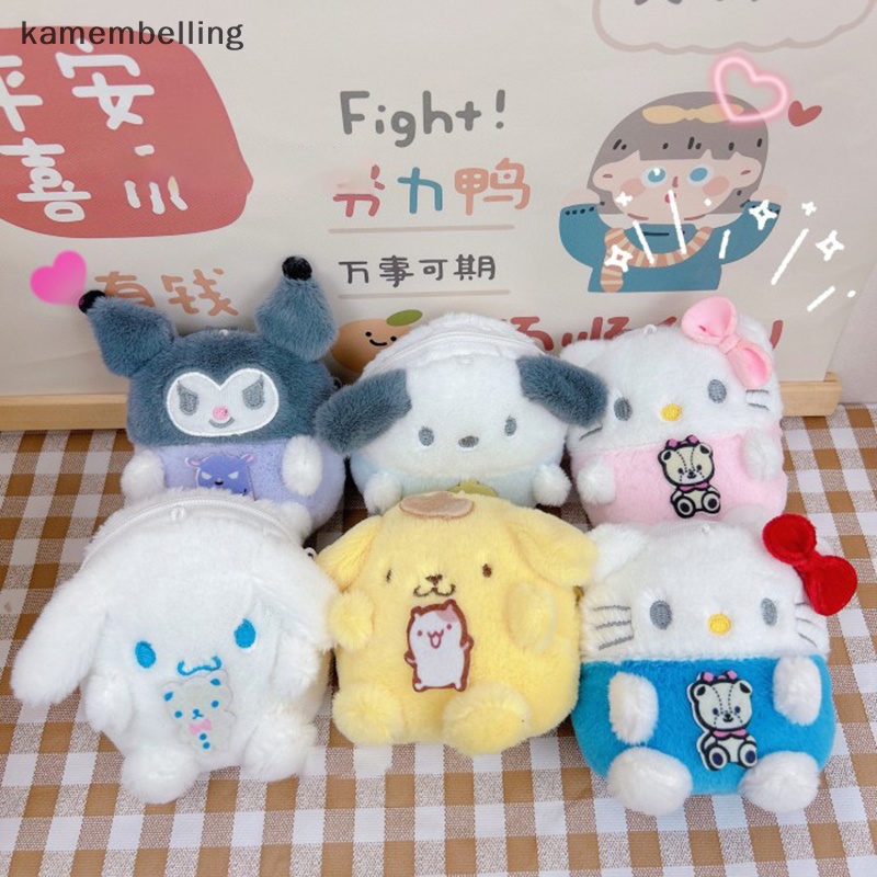 Kamembelling Sanrio Cinnamoroll Nhồi Bông Xinh Xắn Gắn Móc Khóa Tiện Dụng