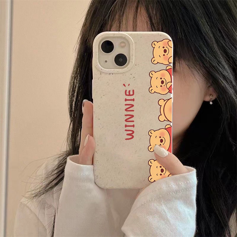 Ốp Điện Thoại Dẻo Họa Tiết Hoạt Hình Gấu Pooh Dễ Thương Chống Sốc Cho Iphone12 13 plus87 11 max 14Pro 12