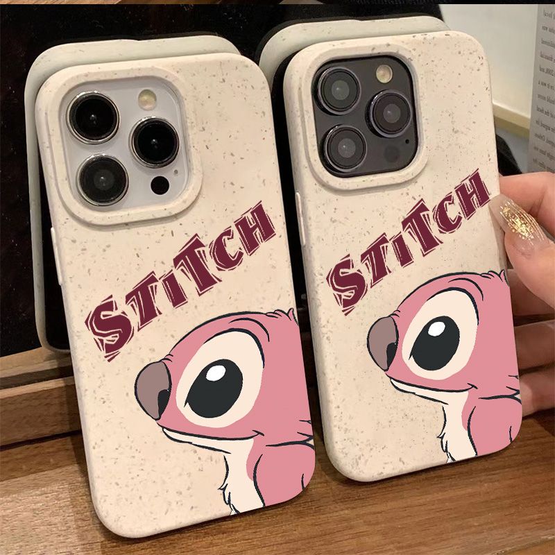 Ốp Điện Thoại Dẻo Họa Tiết Hoạt Hình Stitch Dễ Thương Chống Sốc Cho Apple 13 11 7 plus 8max14pro iPhone12 JDZ4
