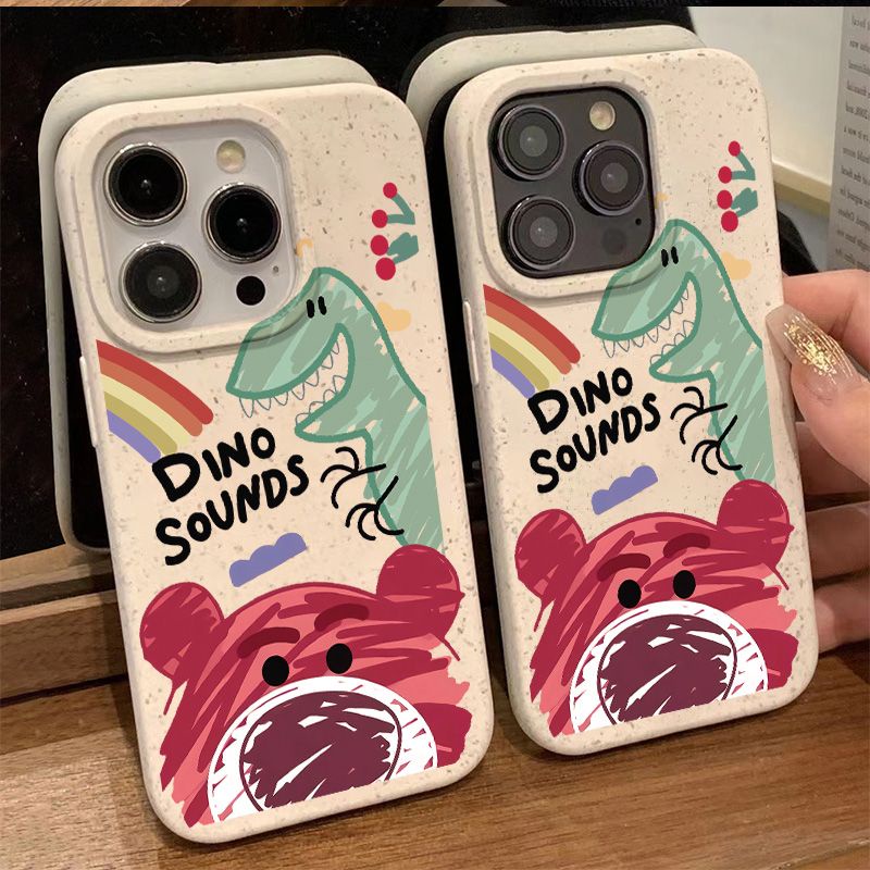 Ốp Điện Thoại Mềm Chống Sốc In Hình Khủng Long Cho Iphone 87 13 14pro 11 max 12 HX8G