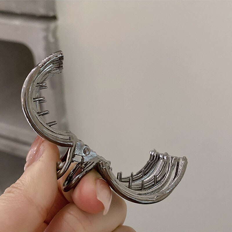 Kẹp Tóc Đuôi Ngựa Kim Loại Đơn Giản Thời Trang