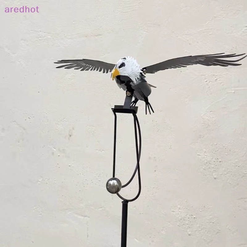 1 Phụ Kiện Trang Trí Vườn Hình Chim Đại Bàng Bằng Sắt Mới