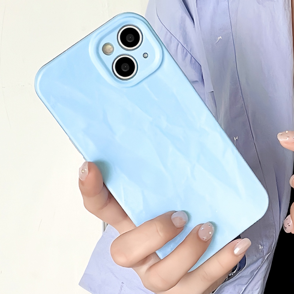 Ốp Điện Thoại TPU Dẻo Họa Tiết Bầu Trời Xanh Đơn Giản Thời Trang Cho IPhone 11 12 13 14 Pro Max