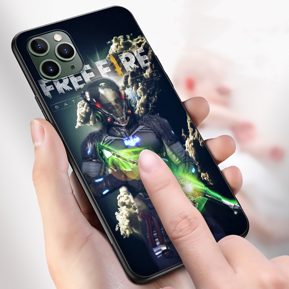 Ốp Điện Thoại Silicon Mềm Hình EG42 Free Fire Cho iPhone 11 Pro Max XR SE 2020