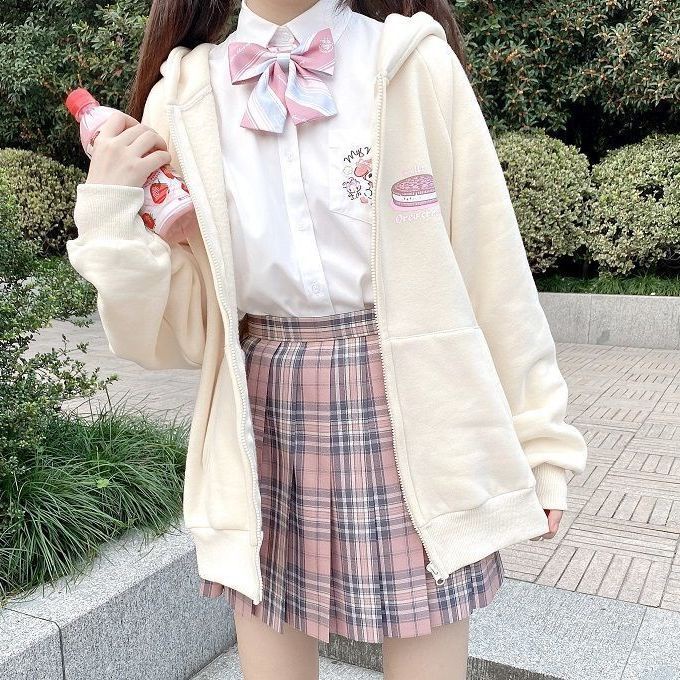 Áo Khoác Hoodie Mỏng Dáng Rộng Cỡ Lớn Kiểu Hàn Quốc Dễ Thương Cho Nữ