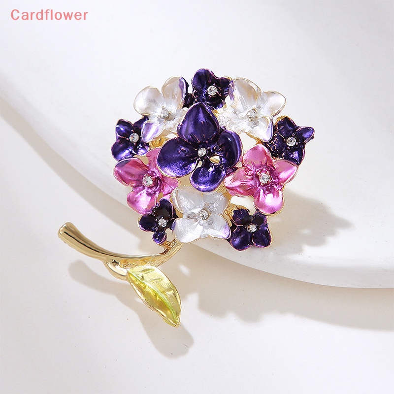 Ghim Cài Áo Hình Hoa Cẩm Tú Cầu Thời Trang Mới