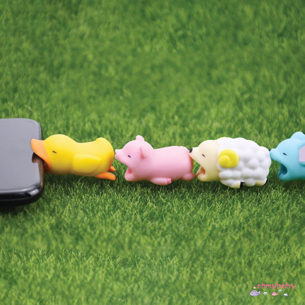 【OMB】 Cartoon Animal Anti Breaking Protective Cover USB Data Cable Sleeve