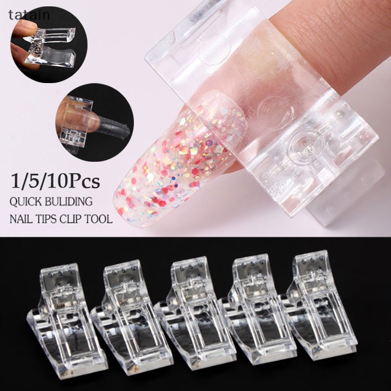 Kẹp Trong Suốt Nối Móng Tay Giả Chuyên Dụng