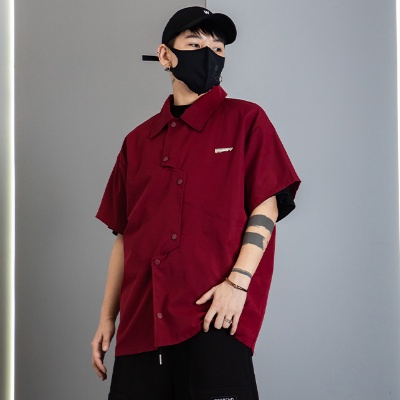 Áo Sơ Mi Tay Ngắn Phong Cách Đường Phố Mùa Hè Thời Trang Cao Cấp Cho Nam