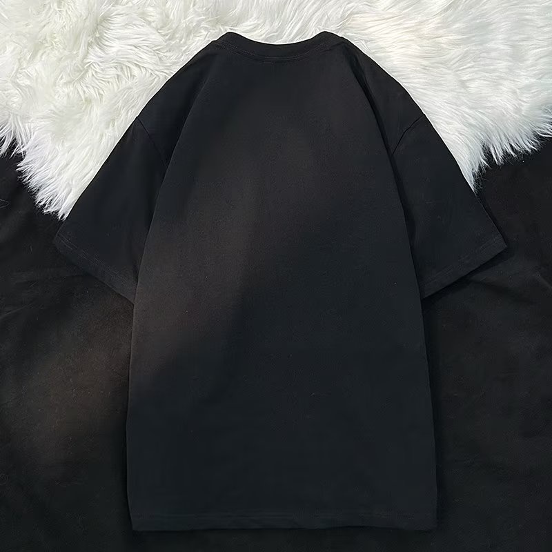 Áo Thun Tay Ngắn Cổ Tròn In Hình Thời Trang Mùa Hè Dành Cho Nam Và Nữ