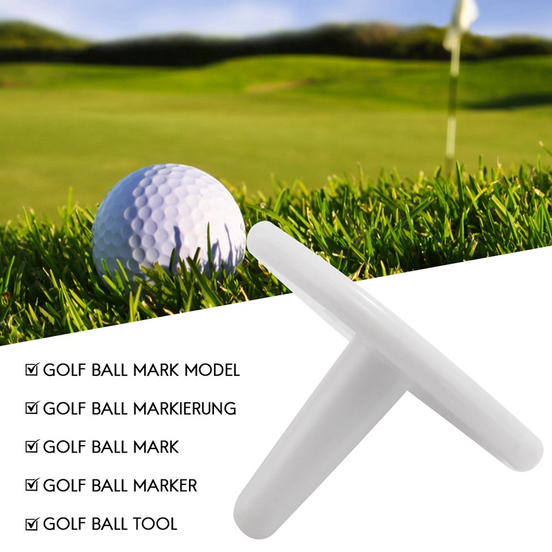 50 pcs golf ball marker 18mm màu ngẫu nhiên