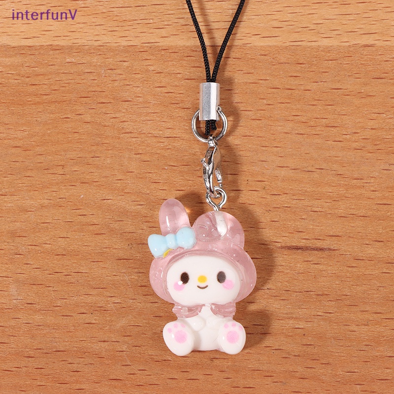 [InterfunV] Dây Treo Điện Thoại / Móc Khóa Hình Thỏ Sanrio Melody Cinnamoroll Kuromi Trang Trí Túi Xách [Mới]