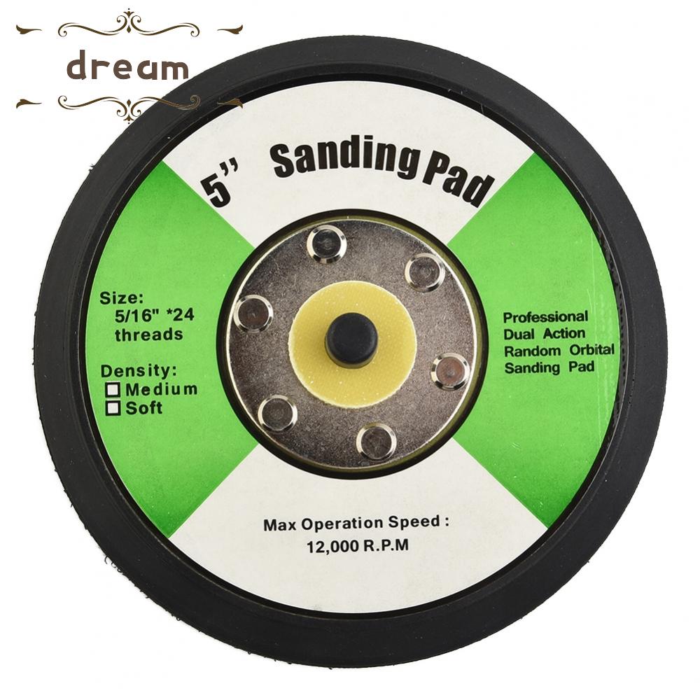 【DREAMLIFE】Sanding Pad Plate Polish Sanding 125mm 5inch Abrasive Backing Loop Pad