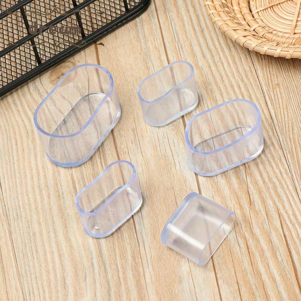 【DREAMLIFE】Chair Leg Cap Floor Protectors For Outdoor Furniture Garden Patio Rubber