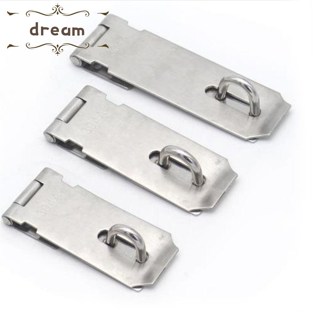 【DREAMLIFE】Door Bolt Drawer Home Padlock Buckle Safety Stainless Steel Tool Cabinet