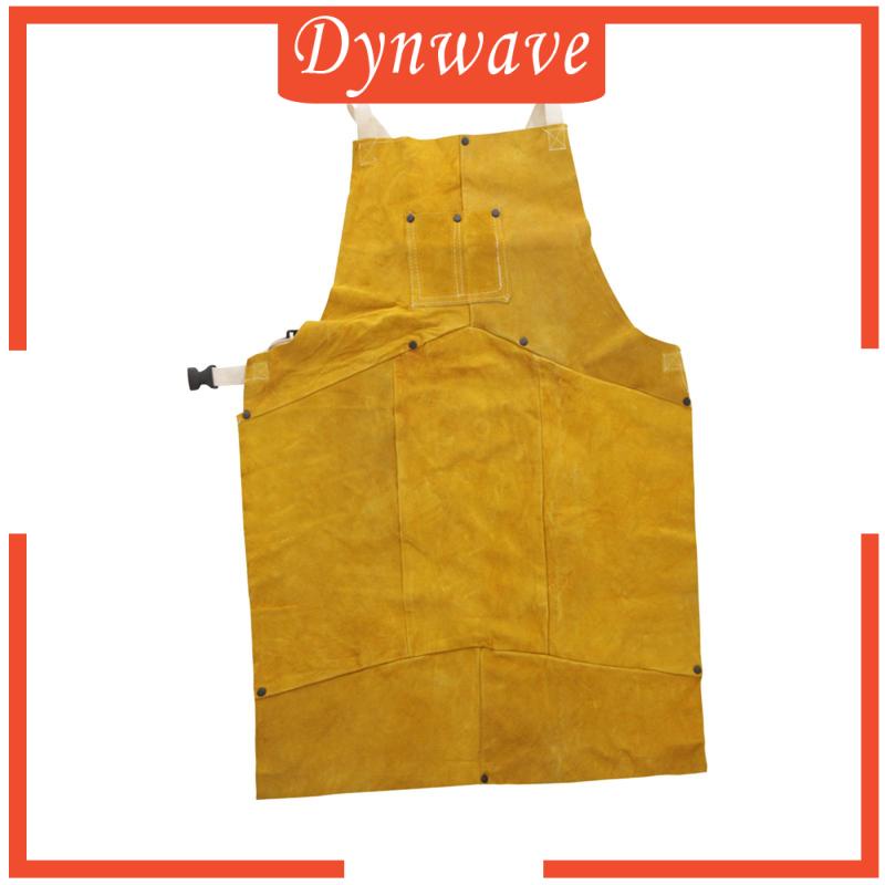 Tạp Dề Bằng Da Bò Kháng Nhiệt Tiện Dụng Cho Thợ Hàn / Nướng BBQ