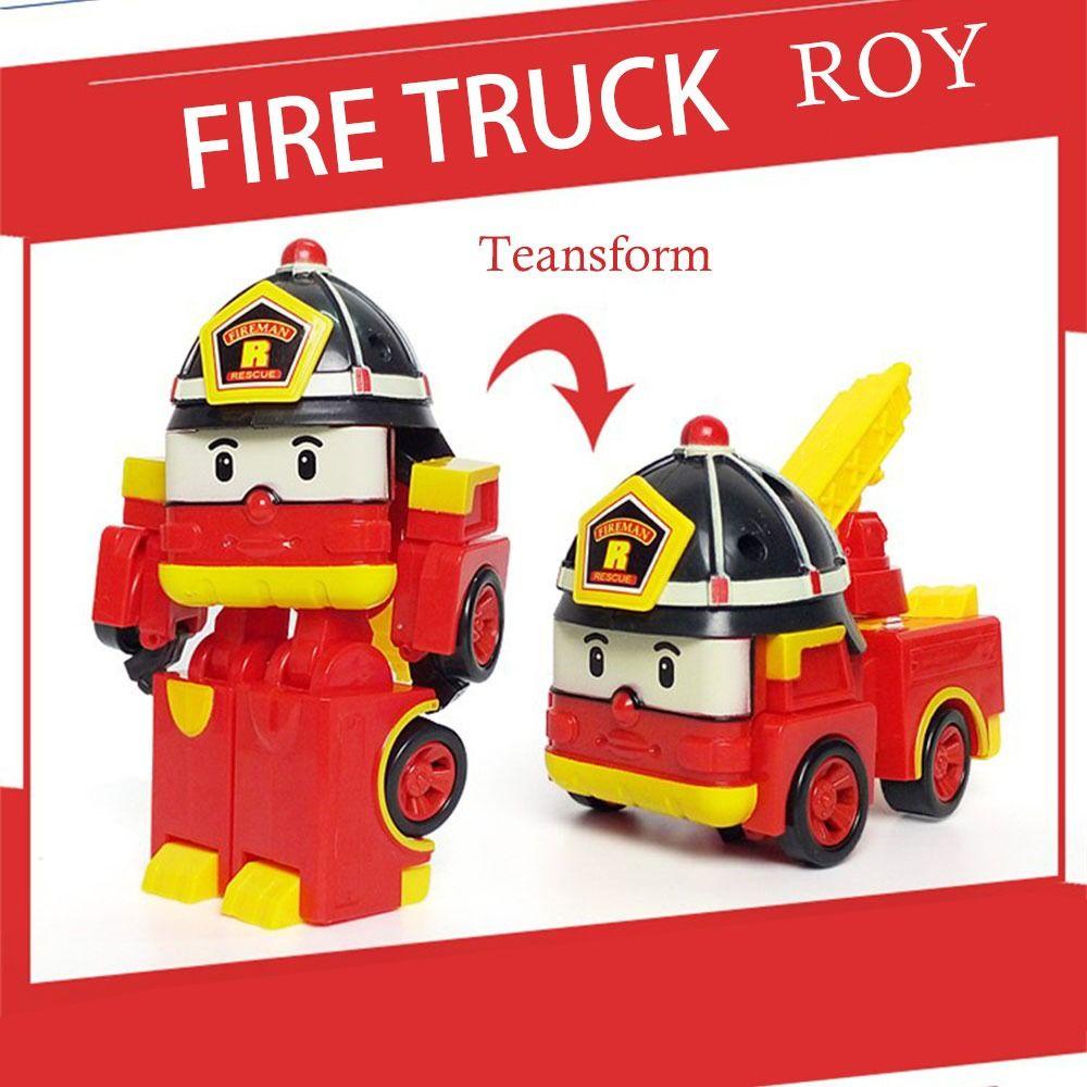 Mô Hình Đồ Chơi Xe Hơi Biến Hình Poli Amber Roy Mini Tinh Tế Cho Người Lớn / Trẻ Em / Trẻ Em