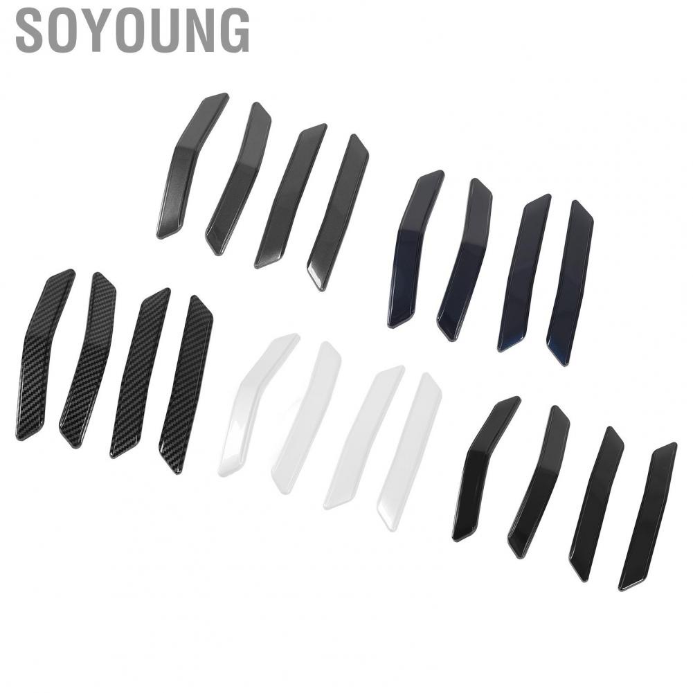 Soyoung Car Door Edge Guards  Effective Protection Front Rear Scratch Guard  for Mode Y 2021 To 2023