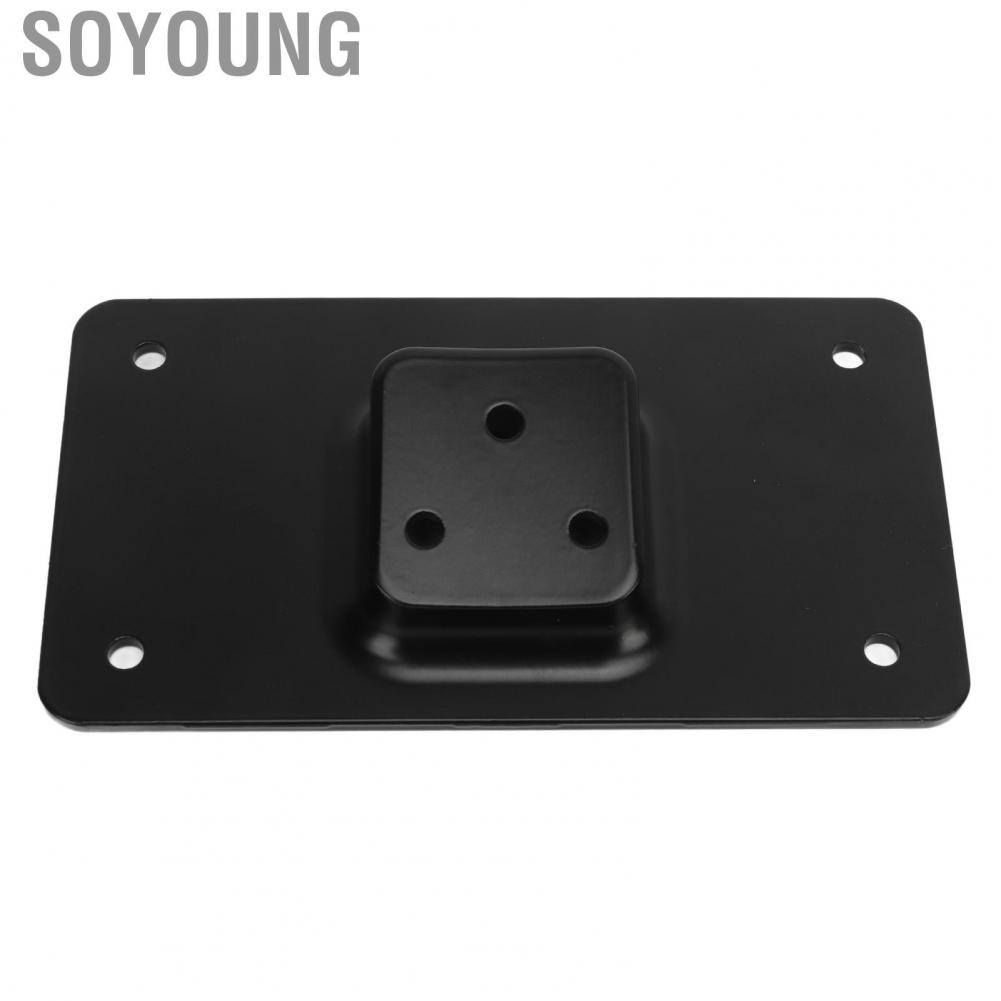 Soyoung Laydown License  Mount Easy Installation 3 Holes Mounting for Motorbike