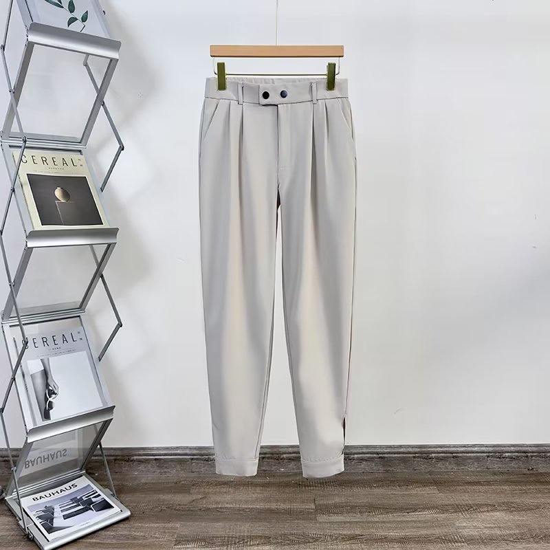 Quần Dài Tới Mắt Cá Chân Phong Cách Đường Phố Hàn Quốc Thời Trang Xuân Hè Cho Nam