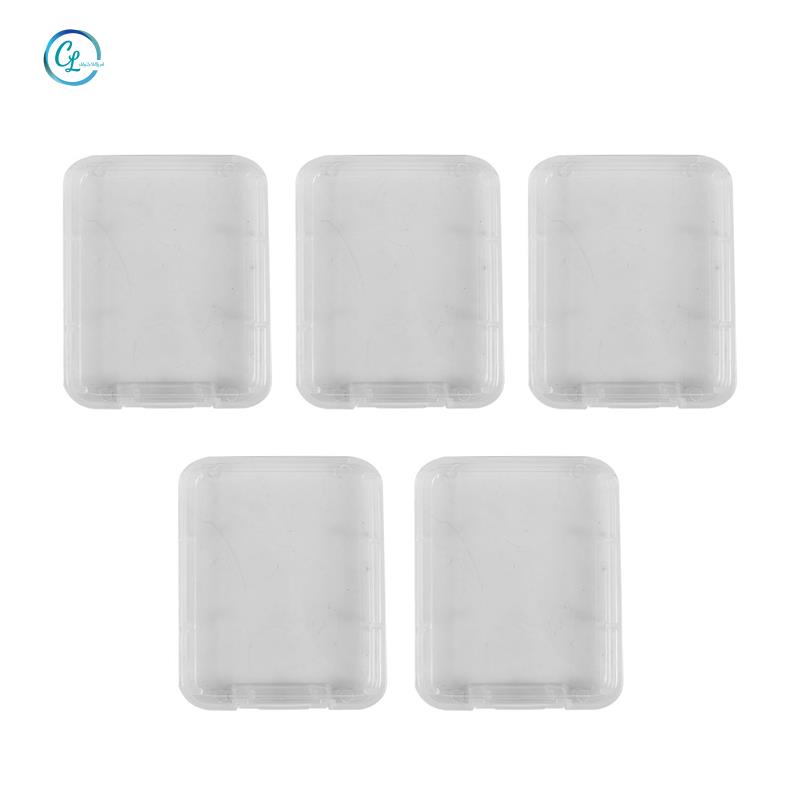 Hộp Đựng Thẻ Nhớ SD SDHC MMC XD CF 5 Series Màu Trắng Trong Suốt