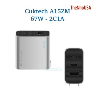 Củ sạc nhanh Cuktech 67W 15C 3 cổng 2C1A PD PPS QC3+