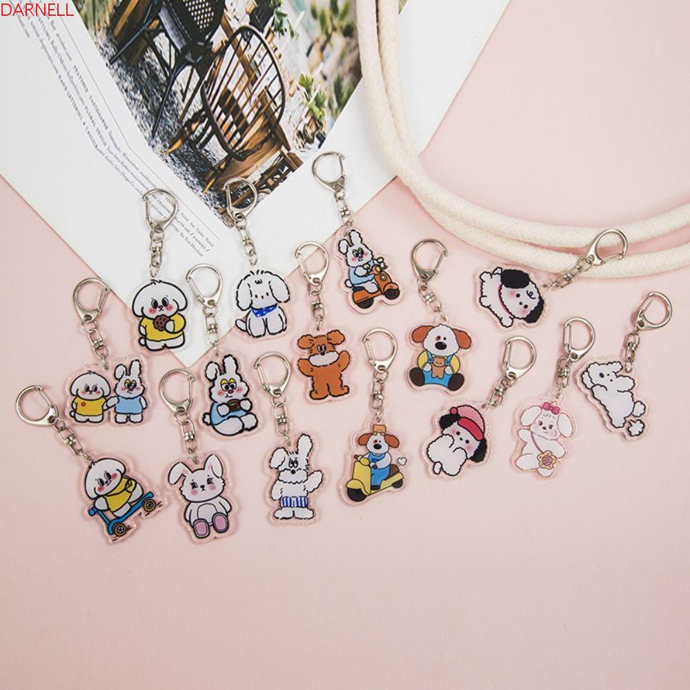 Móc Khóa Xe Hơi / Túi Xách / Quà Tặng Hình Chú Thỏ Bunny DARNELL Dễ Thương Cho Bé