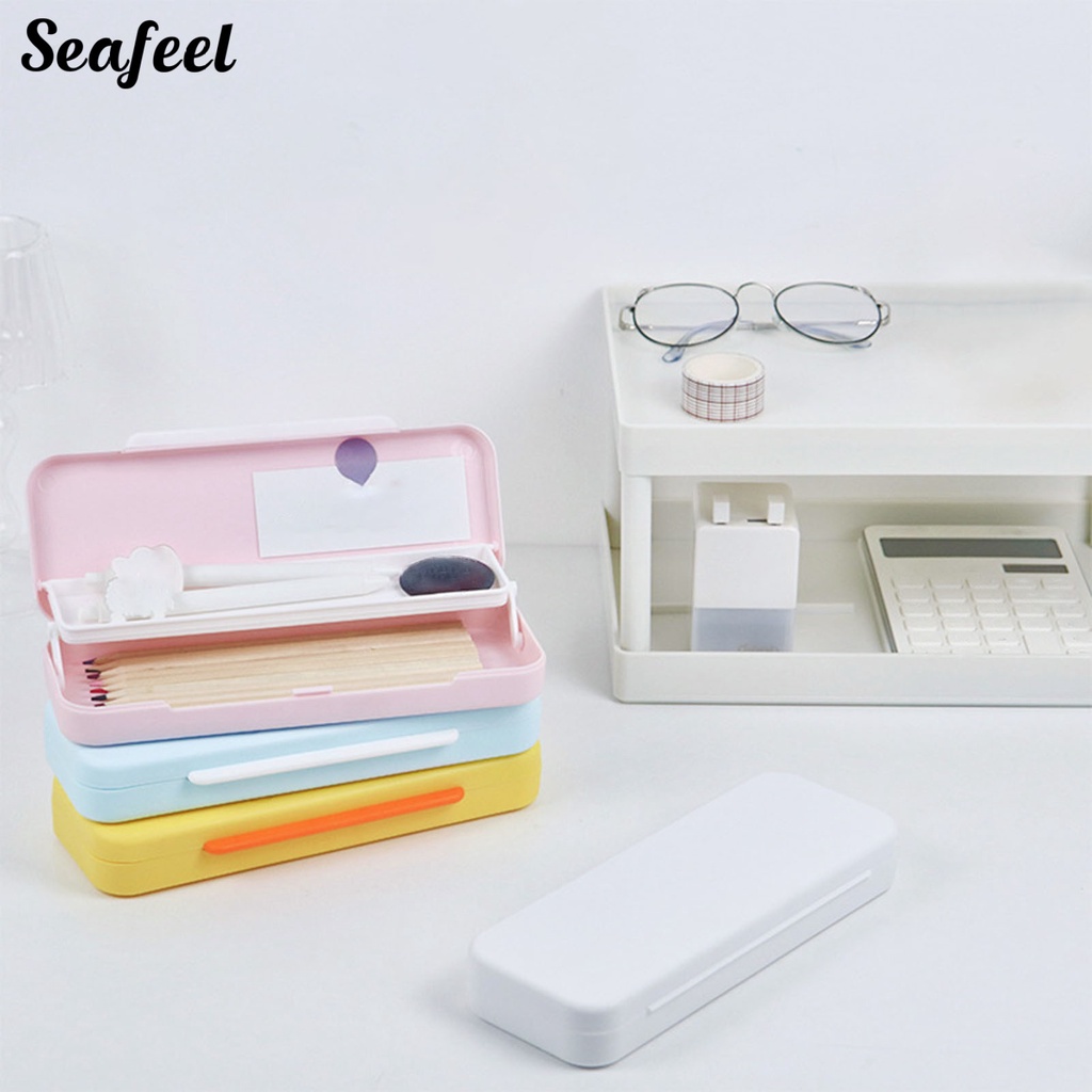 Túi Đựng Bút Bằng PP Viền Mịn Chống Mài Mòn Dung Tích Lớn Cho Trường Học