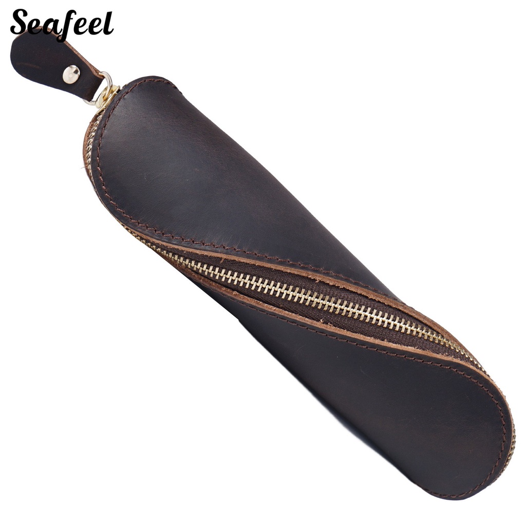 Túi Đựng Bút Chì / Cọ Trang Điểm Hình Chữ S Dung Tích Lớn Chống Bụi Bẩn Sử Dụng Hàng Ngày